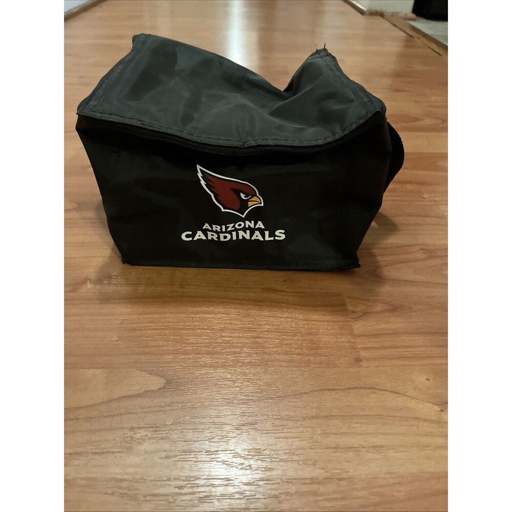 Arizona Cardinals Small Lunch Bag Cooler Tote Black